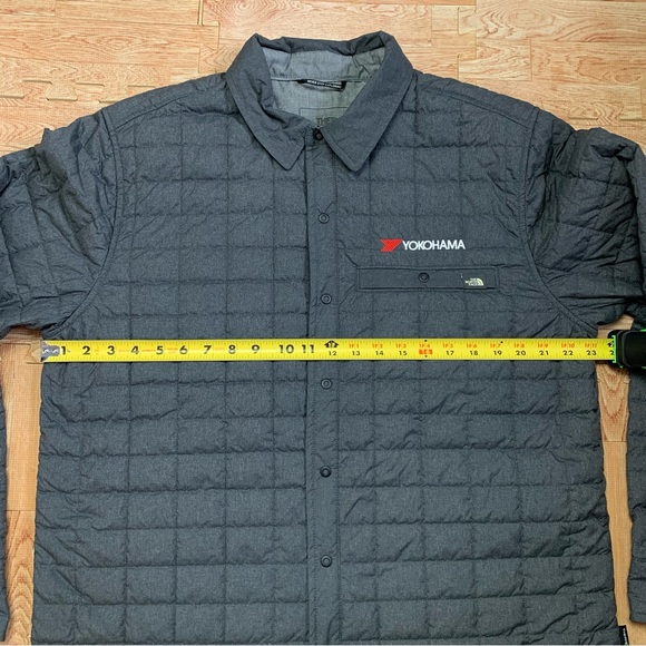 The North Face x Yokohama Tire Thermoball Eco-Shirt Jacket Mens Large Dark Gray - Picture 6 of 14